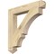 Ekena Millwork Balboa Arts & Crafts Rough Sawn Bracket, Douglas Fir, 4"W x 28"D x 28"H BKT04X28X28BOA03RDF - alternate 1